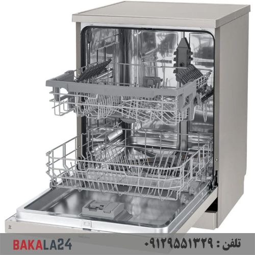 ماشین ظرفشویی ال جی 14 نفره مدل 512 رنگ استیل (DFB512FP)