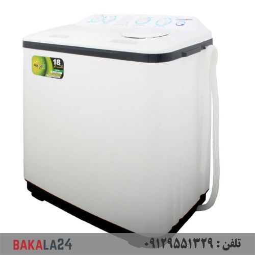 ماشین لباسشویی دوقلو پاکشوما 9.6 کیلویی مدل PTN-9604AJ
