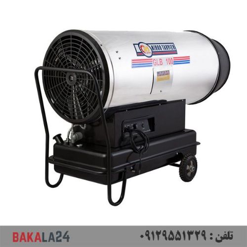 جت هیتر گازوئیلی باکدار نیرو تهویه البرز مدل GLB-100
