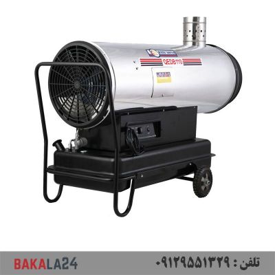 جت‌هیتر دوگانه سوز ‌دودکش‌دار نیرو تهویه البرز مدل QEDB-110