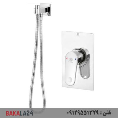 شیر آفتابه توکار قهرمان مدل فلت کامل