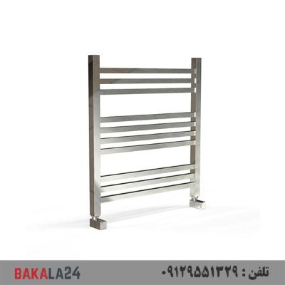 حوله خشک‌ کن استیل رویال مدل 9 لول کروم براق